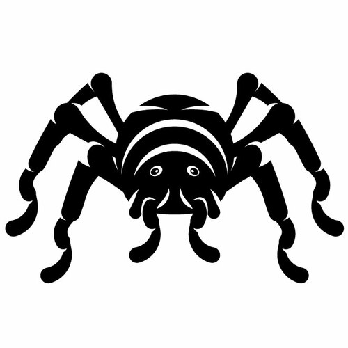 Spider Silhouette Stencil Clip Art Clipart