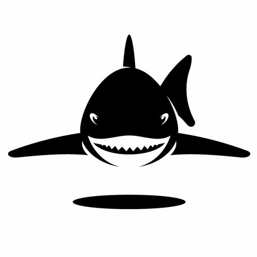 Shark Predator Silhouette Clipart