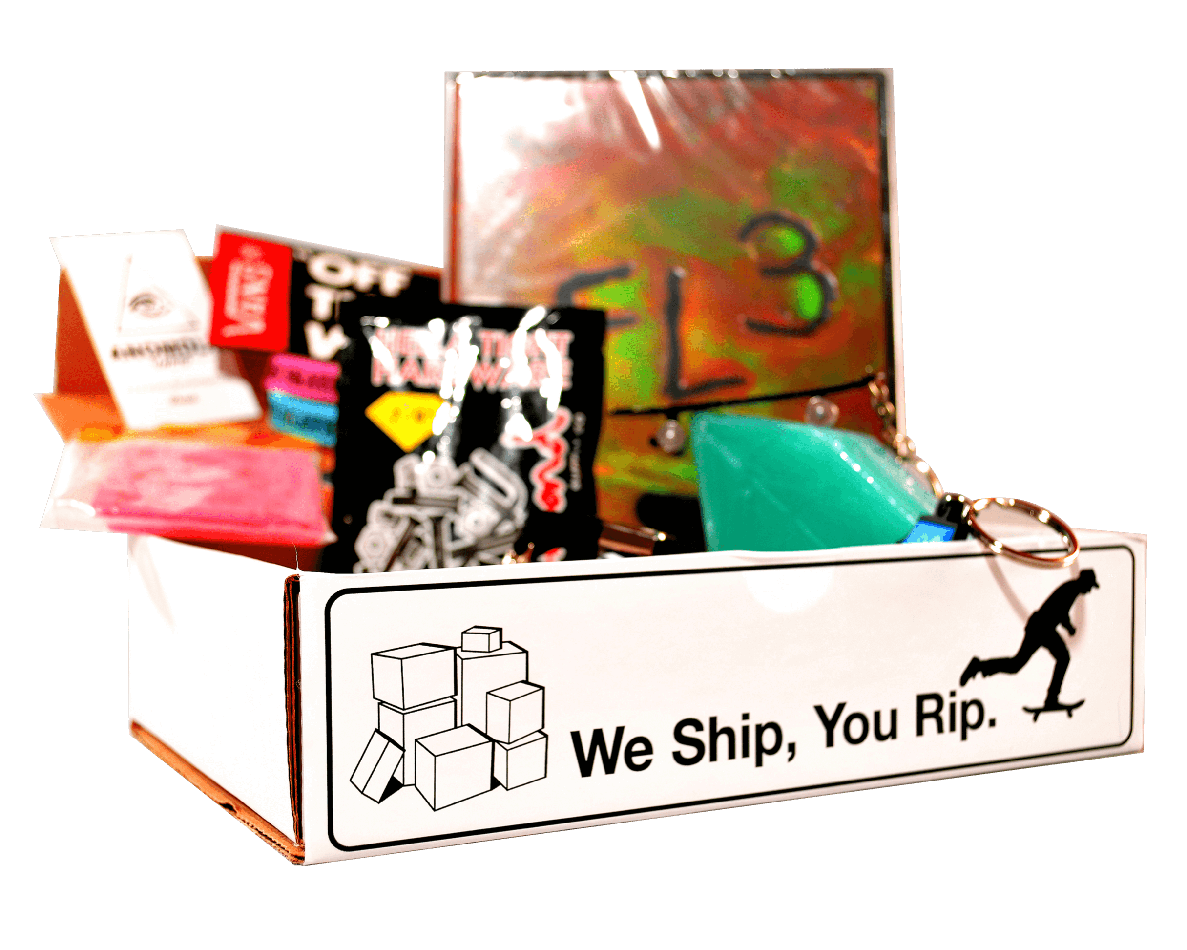 Box Business Subscribe Skateboarding Model Funbox Subscription Clipart