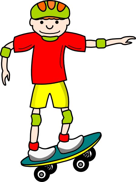 Skateboard At Clker Vector Png Image Clipart