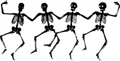 Human Skeleton Vector In Open Office Drawing Clipart