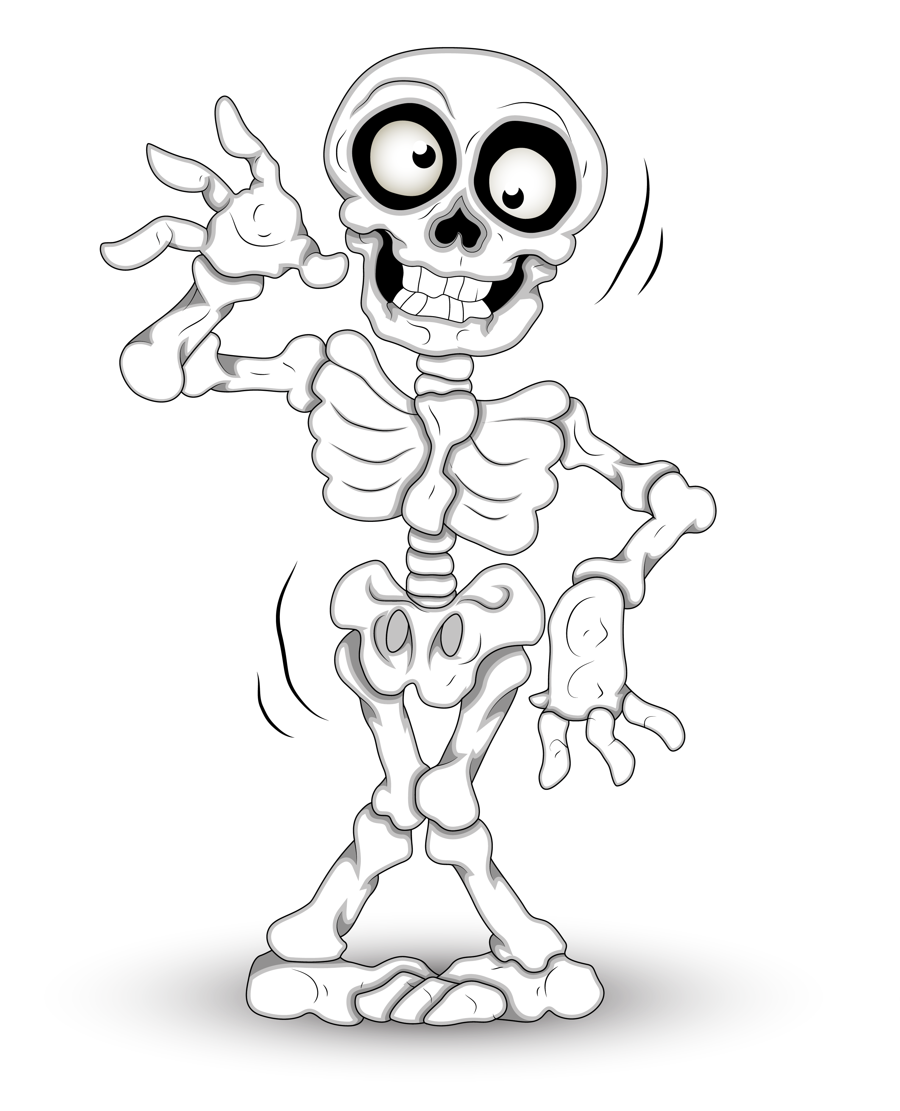 Halloween Skeleton Skull Free Download PNG HQ Clipart