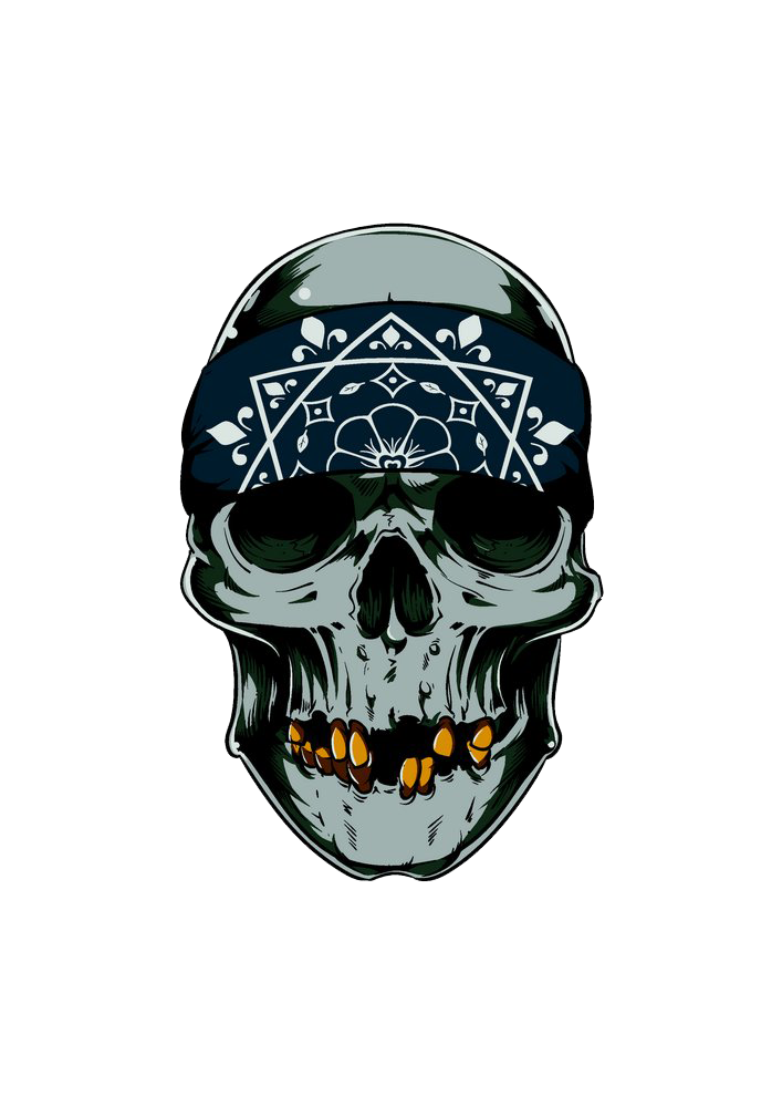 Kerchief Skull Tattoo T-Shirt Human Symbolism Clipart