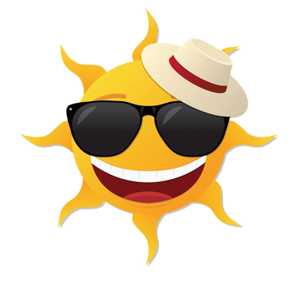 Sun Sunglasses Cartoon PNG Image High Quality Clipart