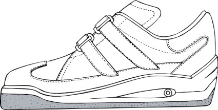 Sneaker Shoe Outline Free Download Png Clipart