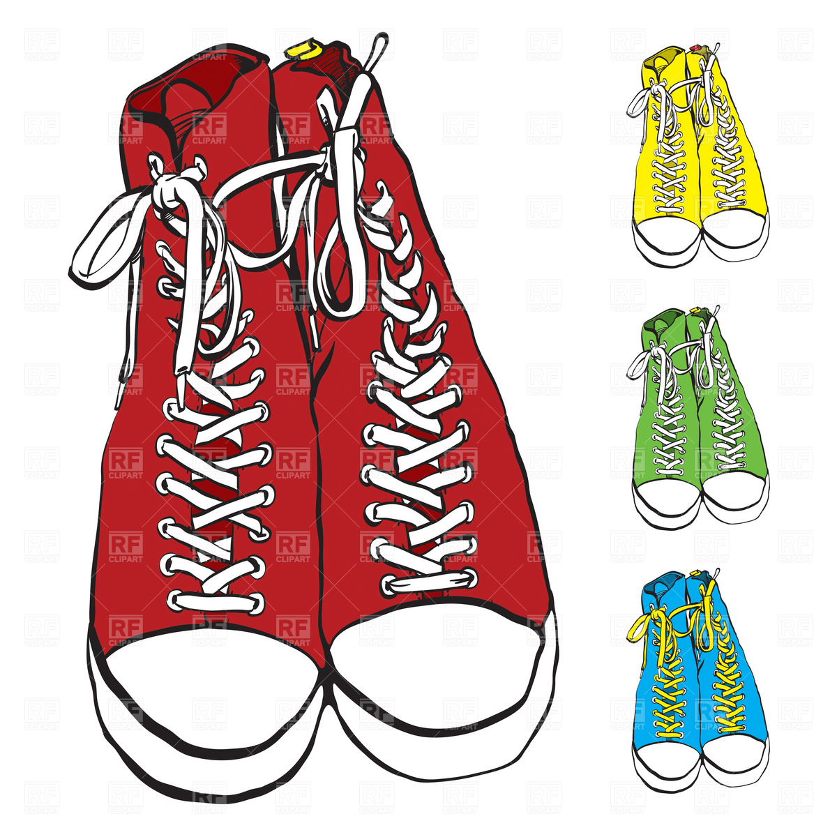 Sneaker Sets Of Shoes Hd Photos Clipart