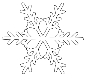 Snowflakes 3 Groups Of Snowflakes Image Clipart