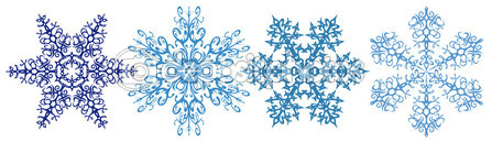 Snowflakes Stock Vector Yanaumi Free Download Png Clipart