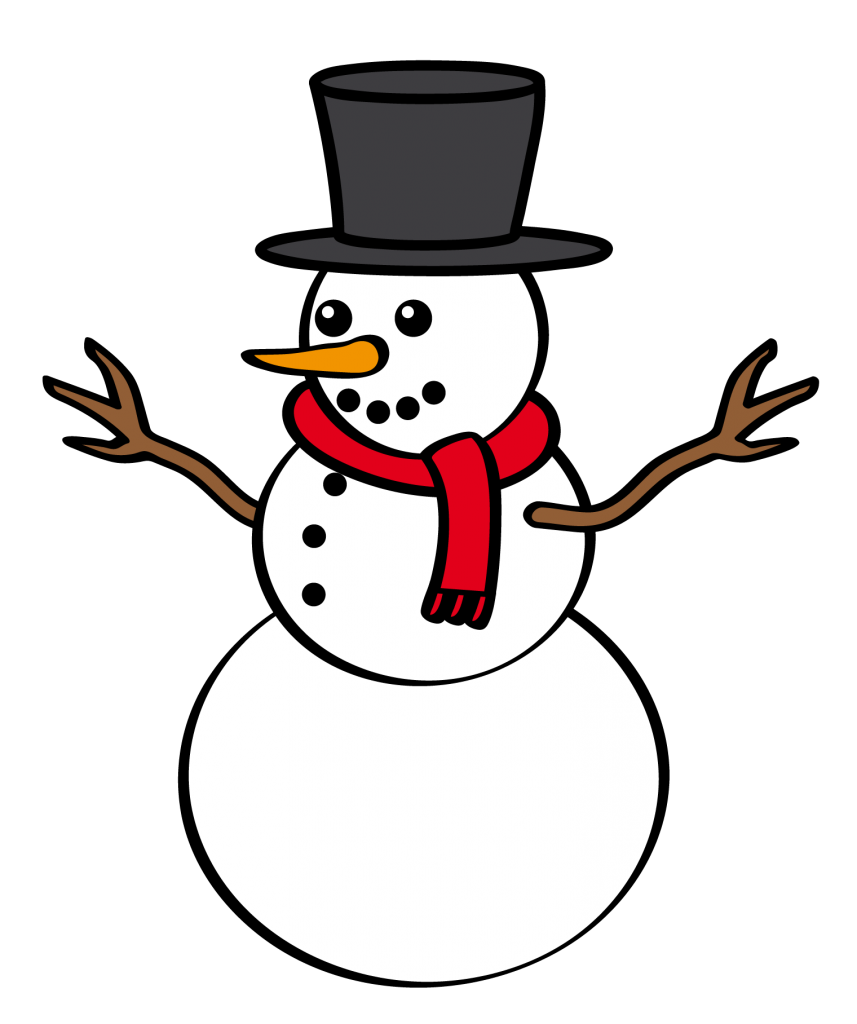 Christmas Snowman Hd Image Clipart