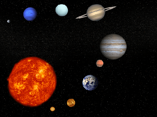 Planets Of The Solar System The Arts Clipart