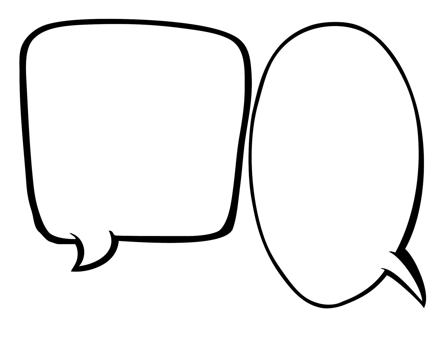 Blank Speech Bubble Download Png Clipart