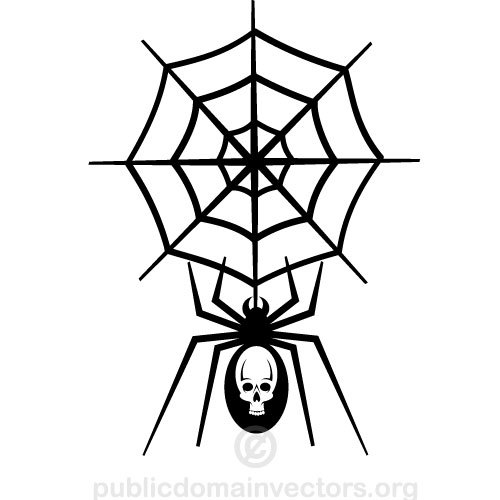 Spider Net Vector Public Domain Vectors Clipart
