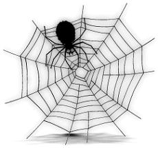 Free Halloween Spider Web Clipart Clipart