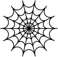 Template For Spider Web Transparent Image Clipart