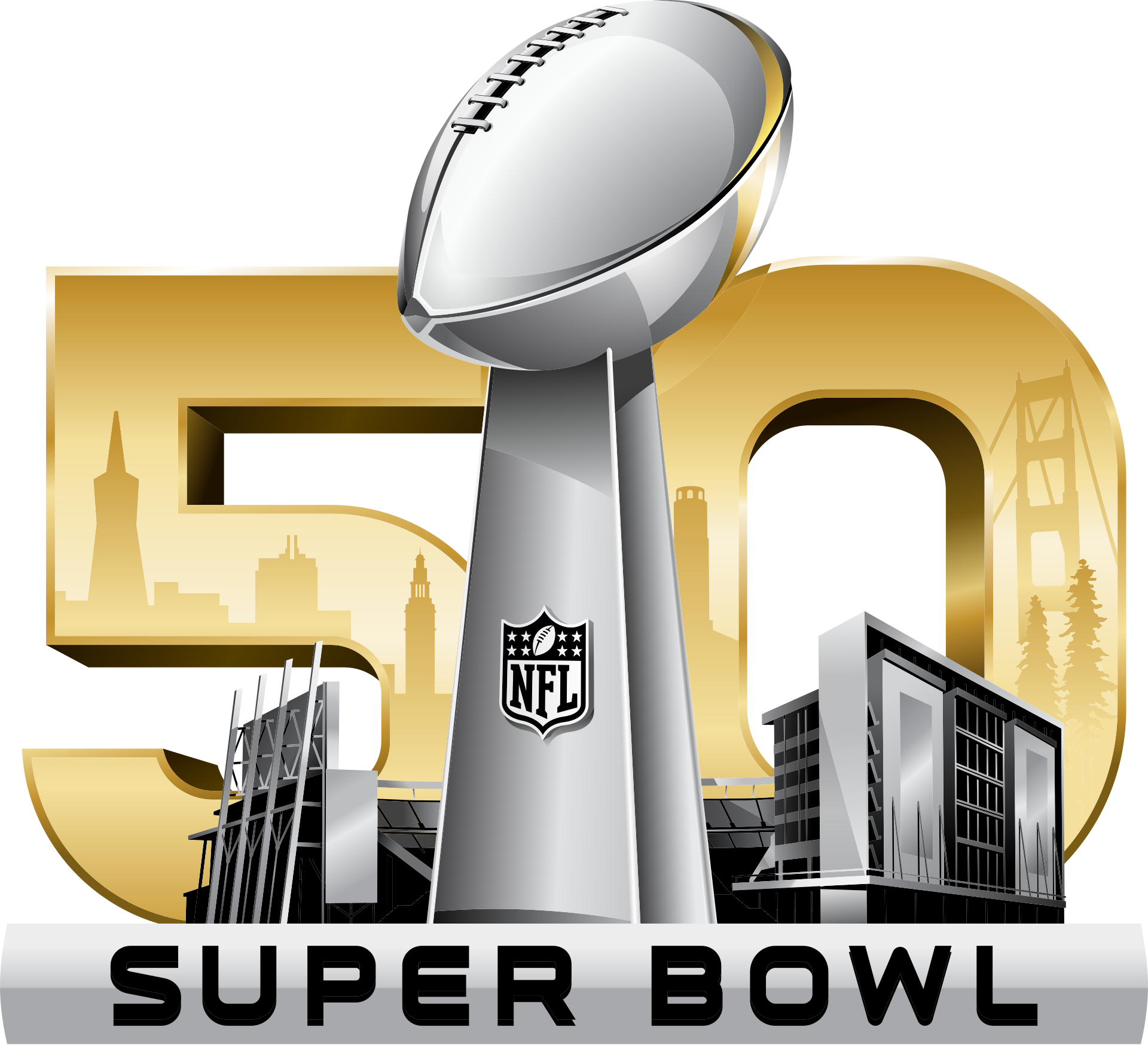 Broncos Bowl 50 Denver Li Xlvii Panthers Clipart