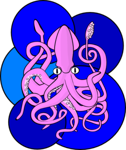Giant Squid Transparent Image Clipart
