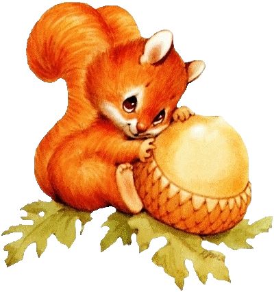 Squirrel With Nuts Images Image 2 Clipart
