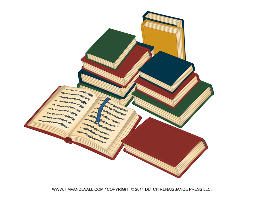 Tall Stack Of Books Dfiles Image Png Clipart