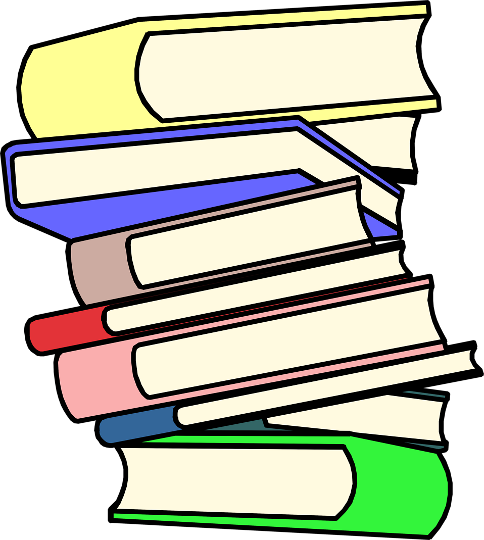 Stack Of Books The Clipart Clipart