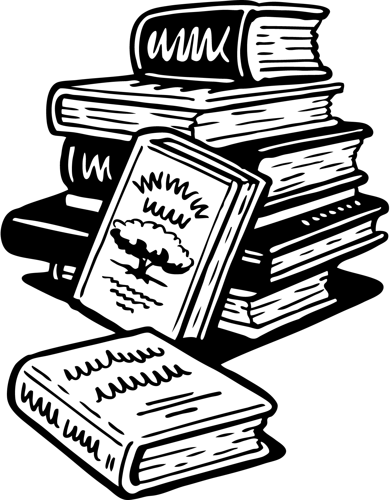 Stack Of Books Png Image Clipart