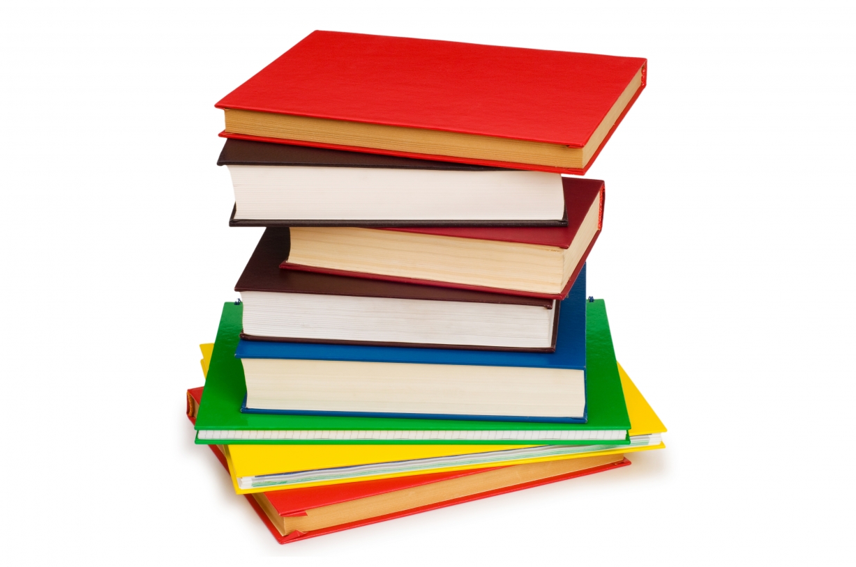 Stack Of Books The Hd Image Clipart