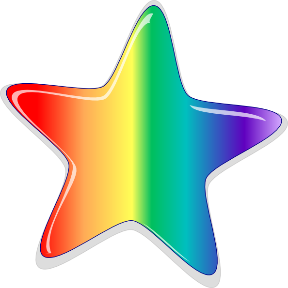 Rainbow Starburst Free Download Clipart