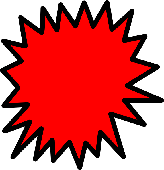 Cliparts Red Starburst Kid Download Png Clipart