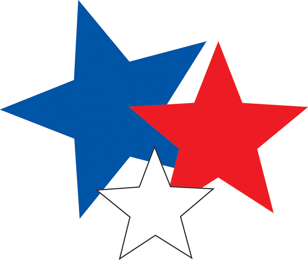 Red White And Blue Stars Png Image Clipart