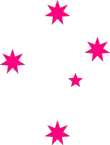 Pink Stars At Vector Transparent Image Clipart