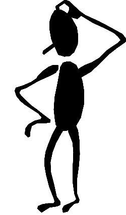 Stick Figure Stick Man Thinking Images Clipart