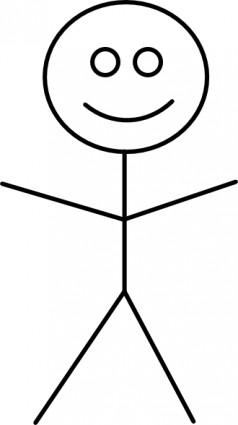 Stick Figure Vector In Open Office Drawing Clipart