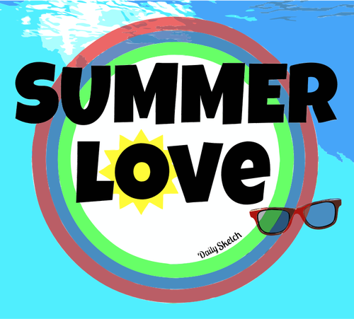 Summer Love Poster Clipart