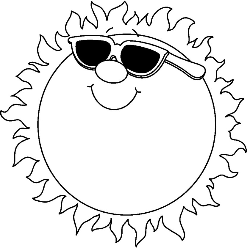 Summer Black And White Image Png Clipart