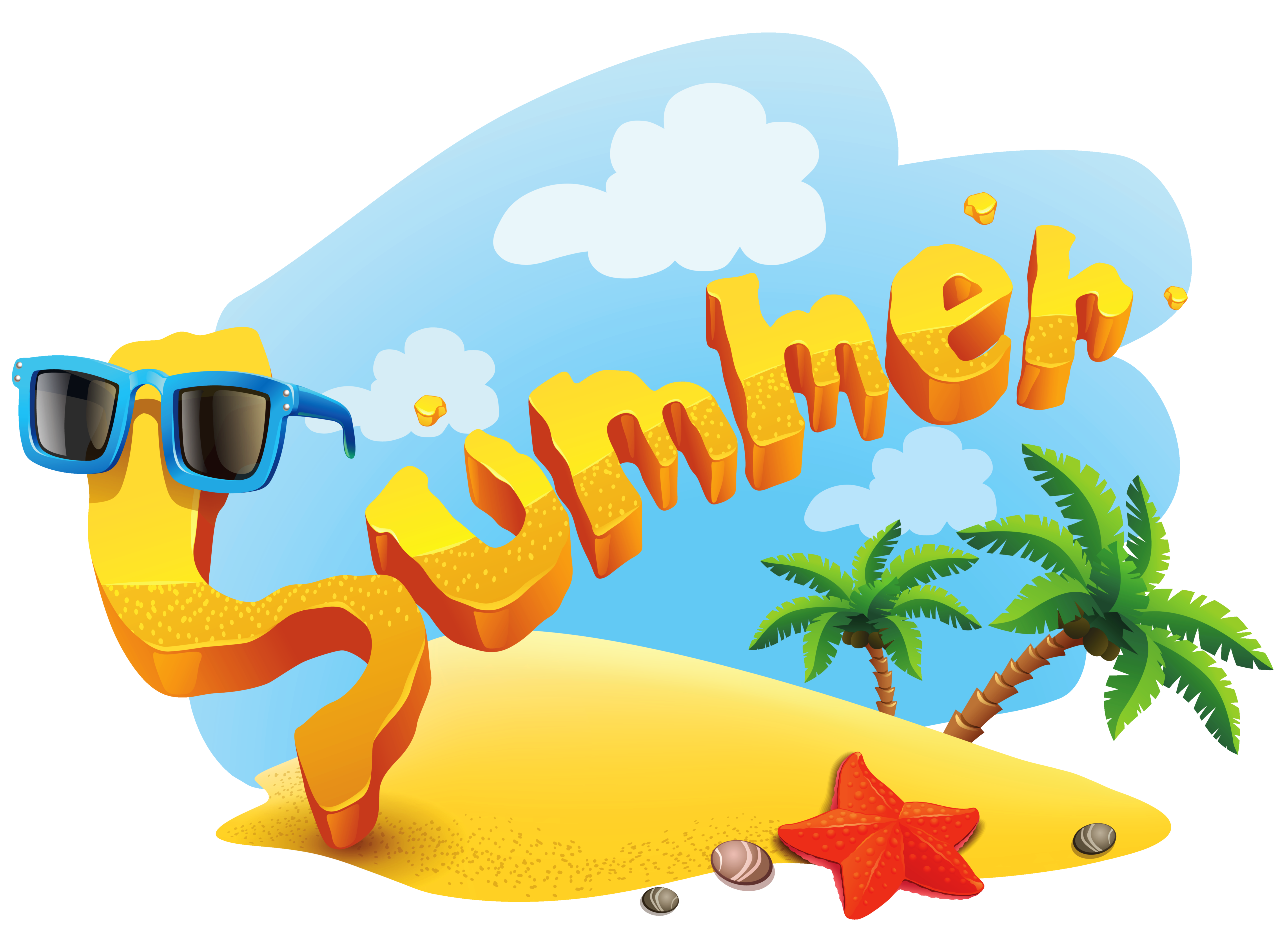 Summer Deco Picture Free Transparent Image HD Clipart