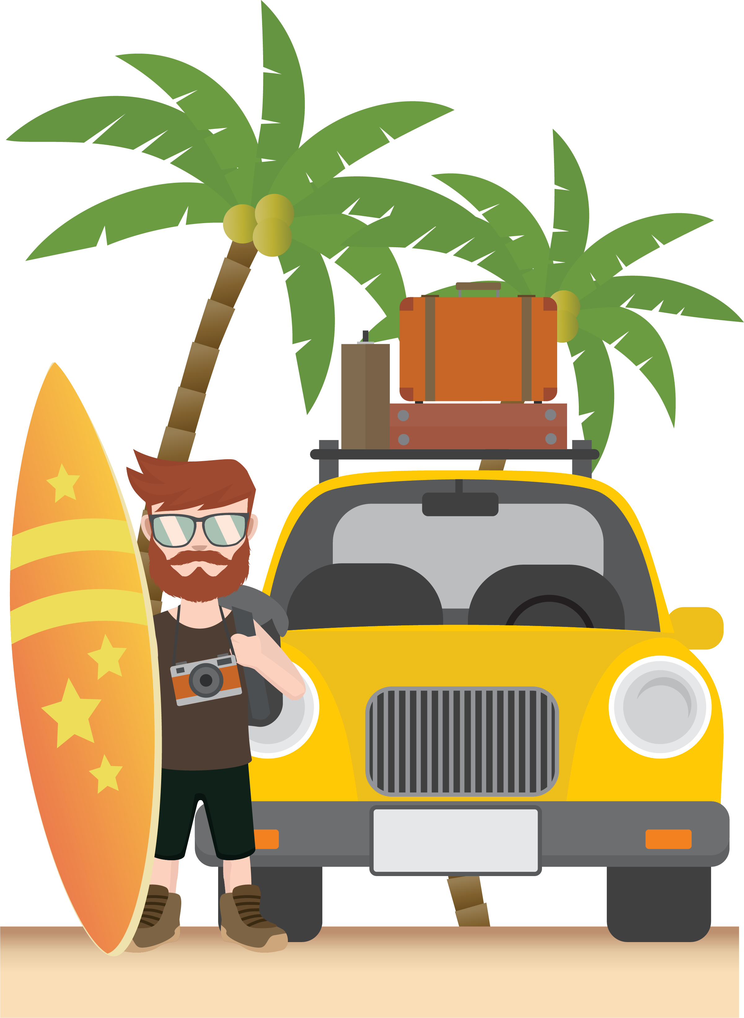 Summer Seaside Vacation PNG Download Free Clipart