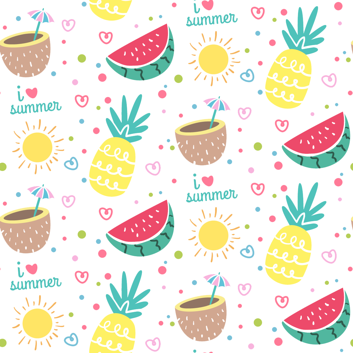 Vector Summer Fruit Colorful Free Photo PNG Clipart