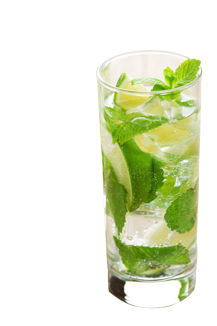 Summer Bar Romantic Iced Spring Tea Mint Clipart