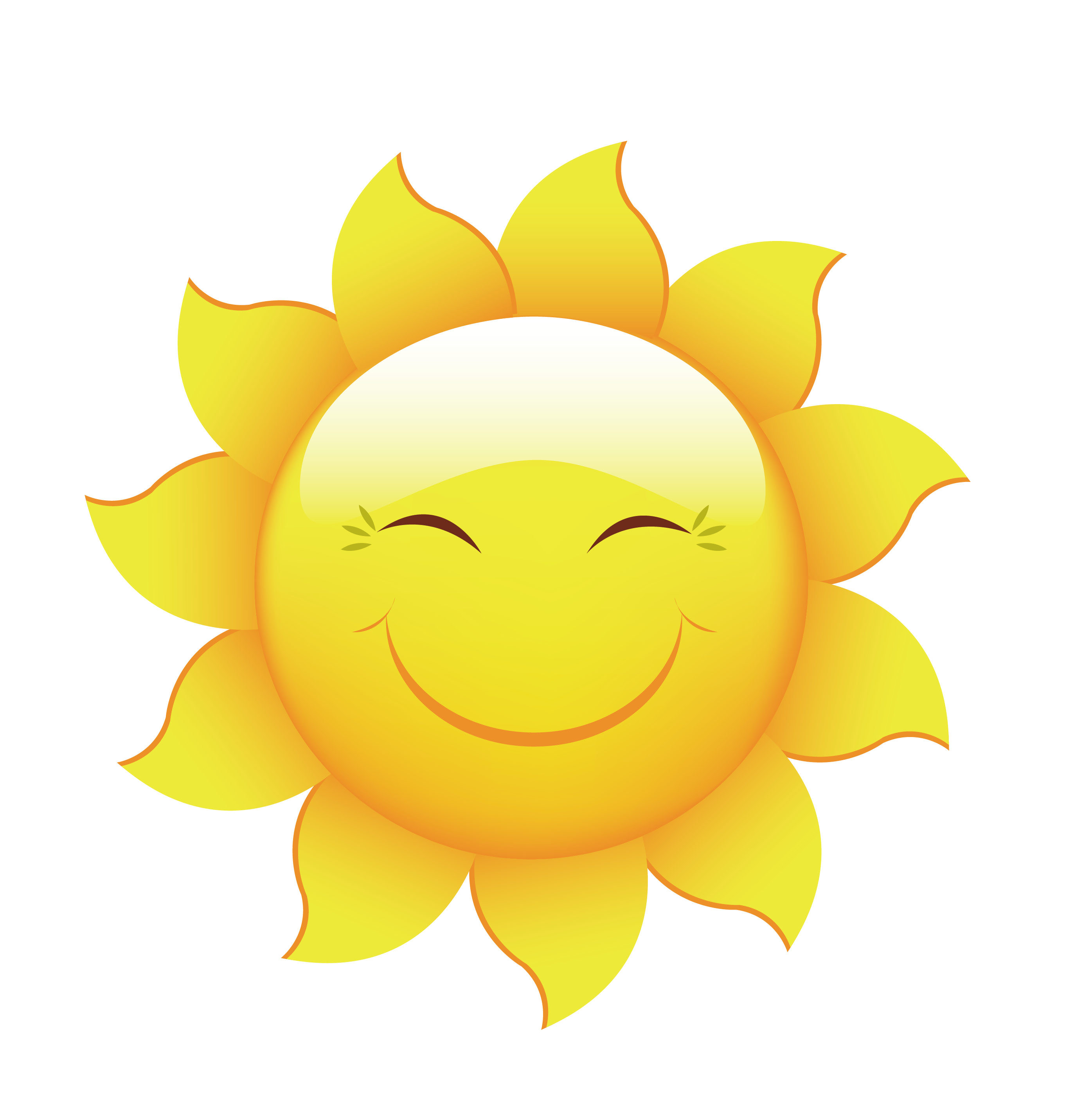 Summer Material Wallpaper Sun Smiley Vector Design Clipart