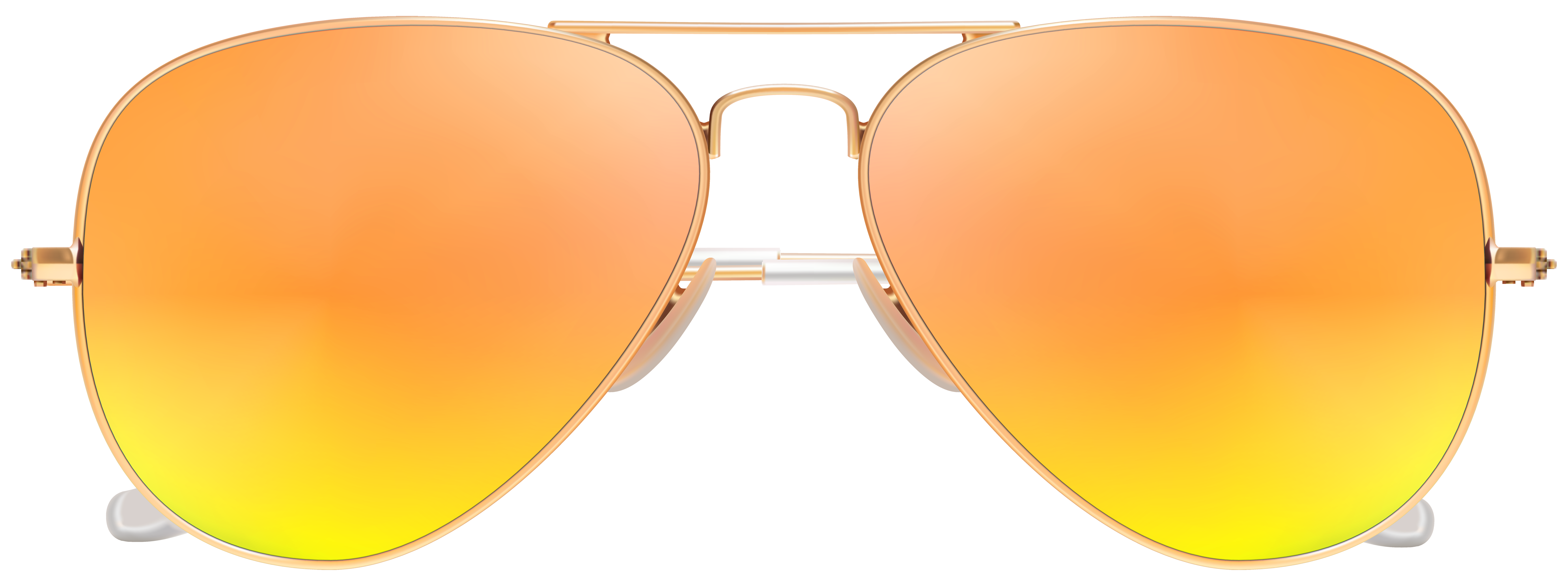 Sunglasses Aviator Yellow Download HQ PNG Clipart