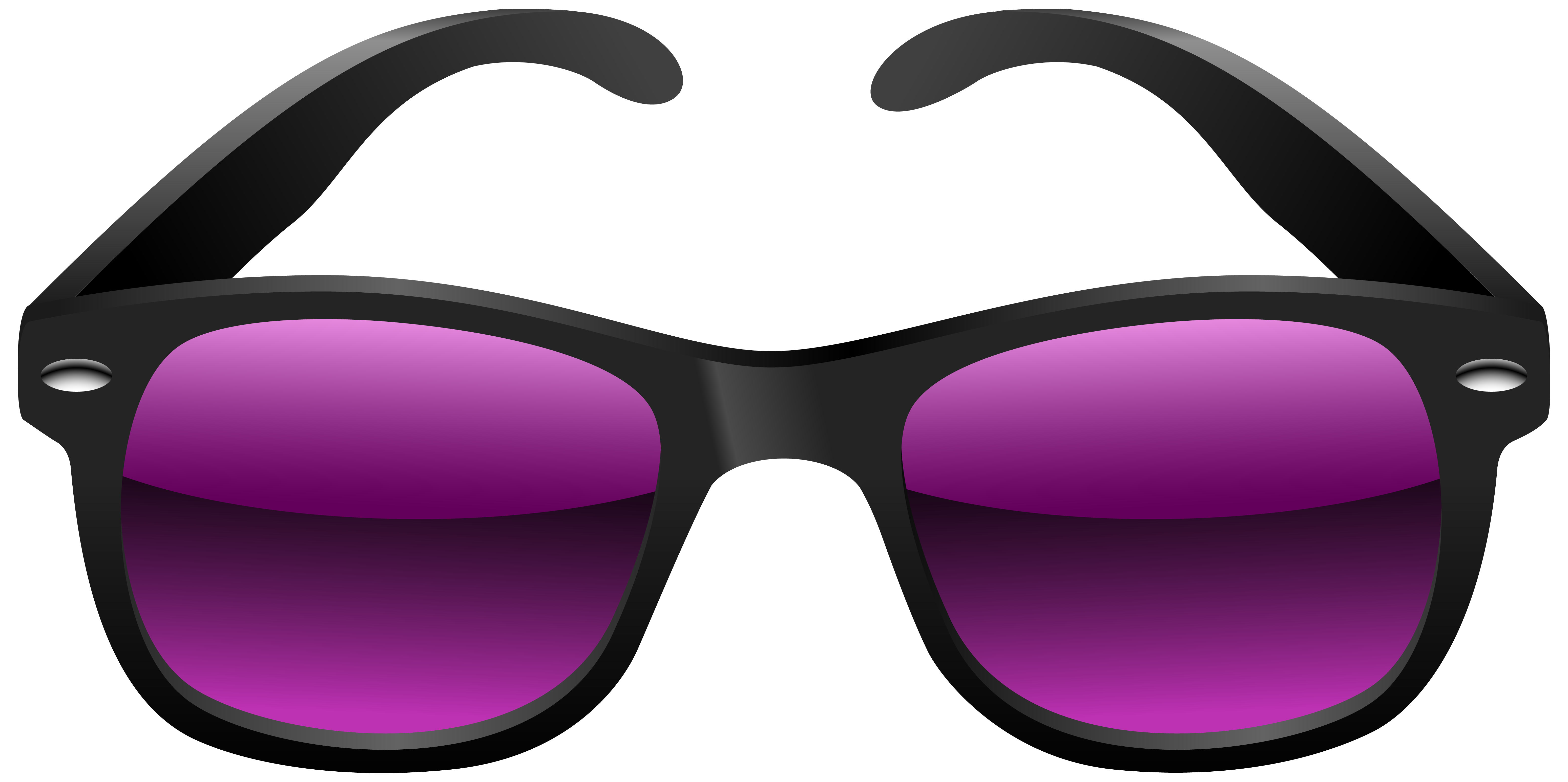 Download And Black Purple Sunglasses PNG Image High Quality Clipart PNG ...