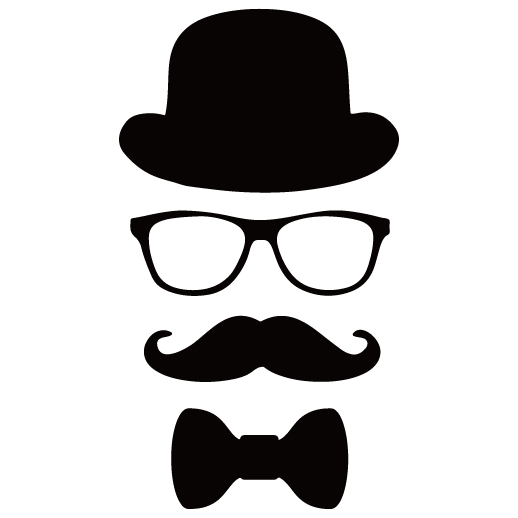 Mask Bow Disguise Vector Element Tie Beard Clipart