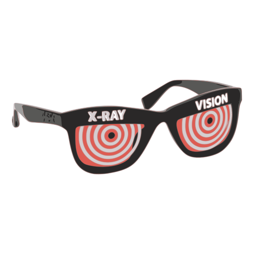 Designer Sunglasses Goggles Optical X-Ray Vision Ray Clipart