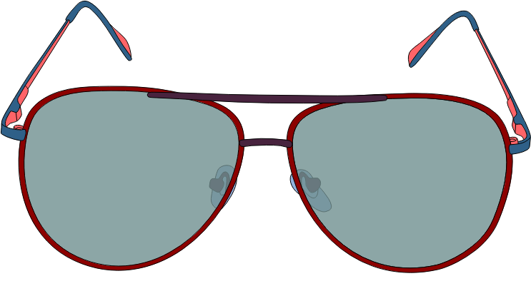 Clip Art Of Sunglasses Transparent Image Clipart
