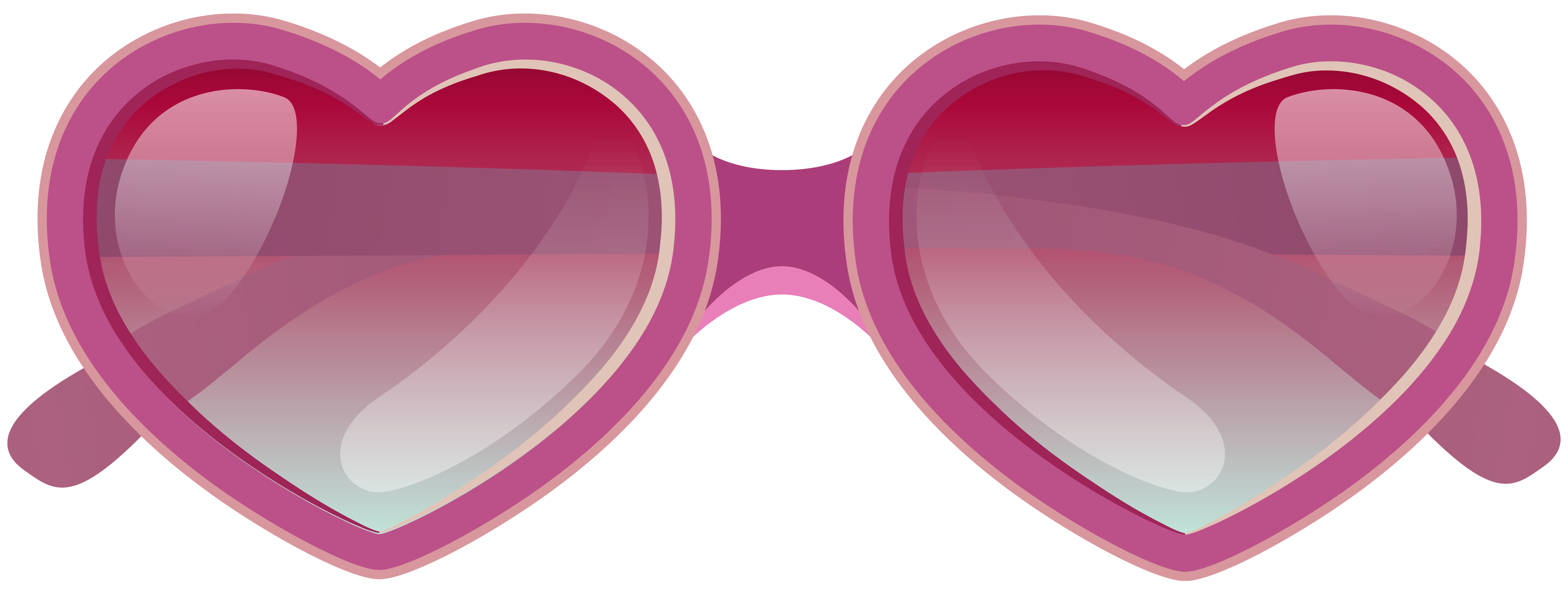 Pink Heart Sunglasses Aviator Free Photo PNG Clipart