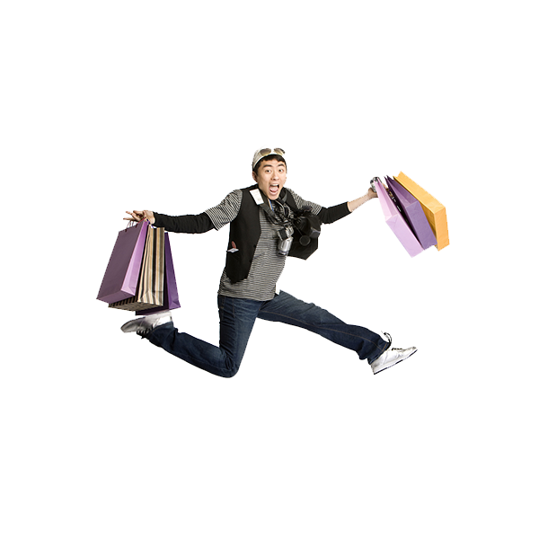 Shopping To Photography Up Jump Bag Getty Clipart