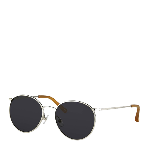 Designer Sunglasses Frame Lens Black Retro Round Clipart