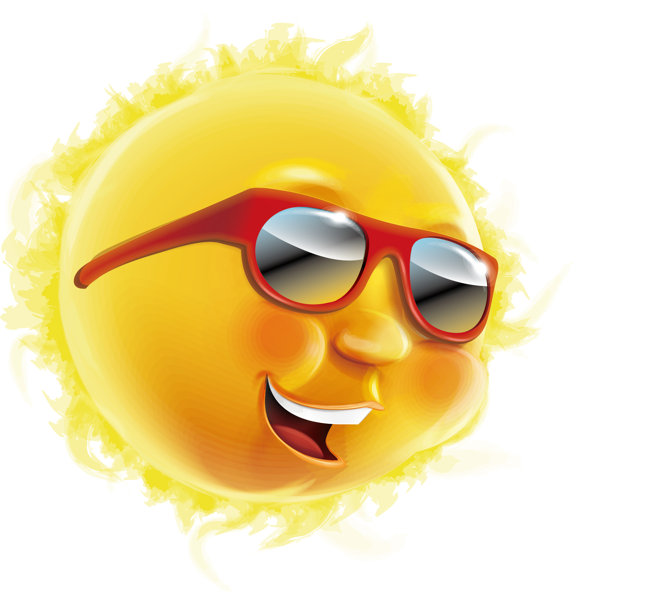 Wearing Sun Sunglasses PNG Image High Quality Clipart