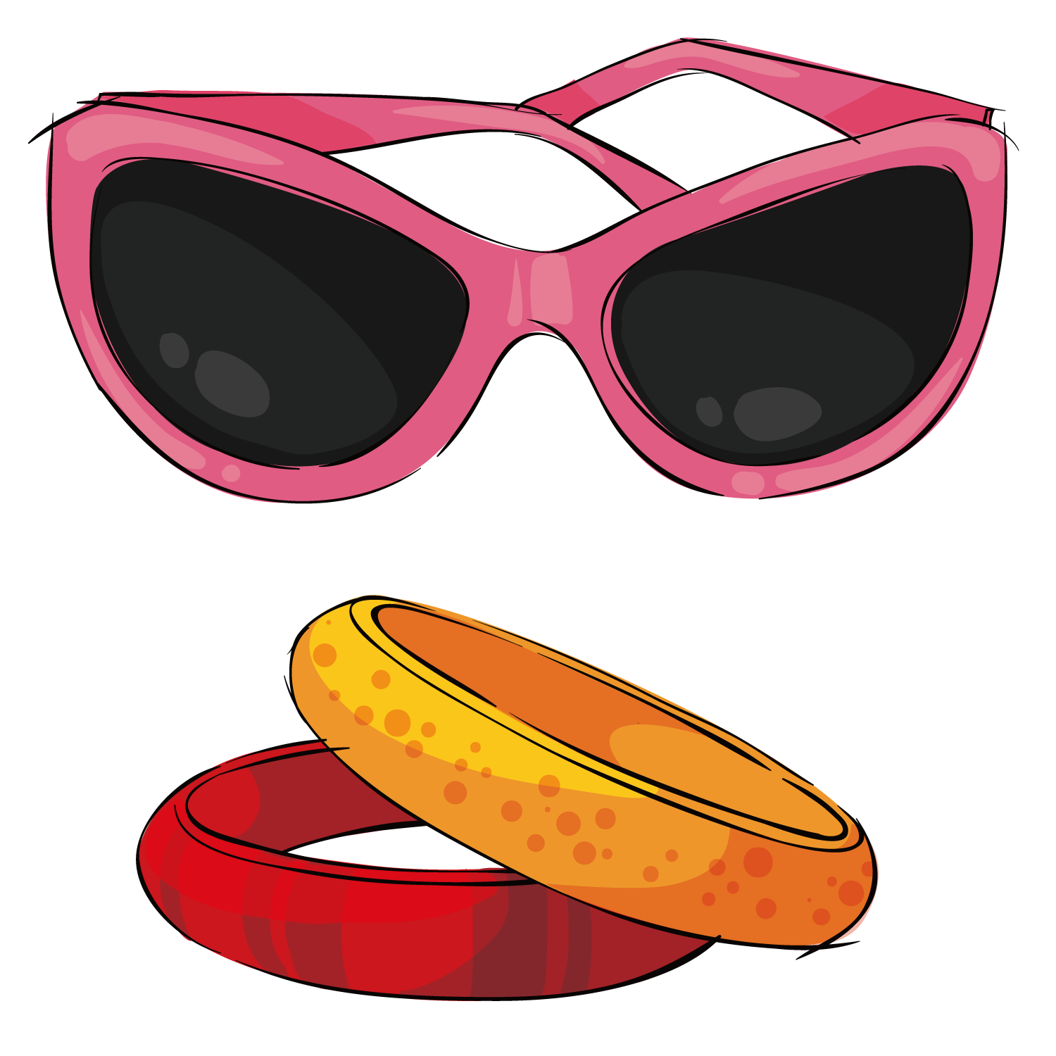 And Sunglasses Jadeite Bracelets PNG File HD Clipart