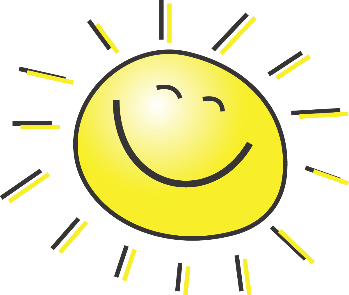 Sunshine Cute Sun With Sunglasses Images Clipart