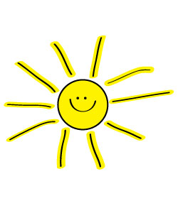 Sunshine Sun To Decorate For Parties Craft Clipart